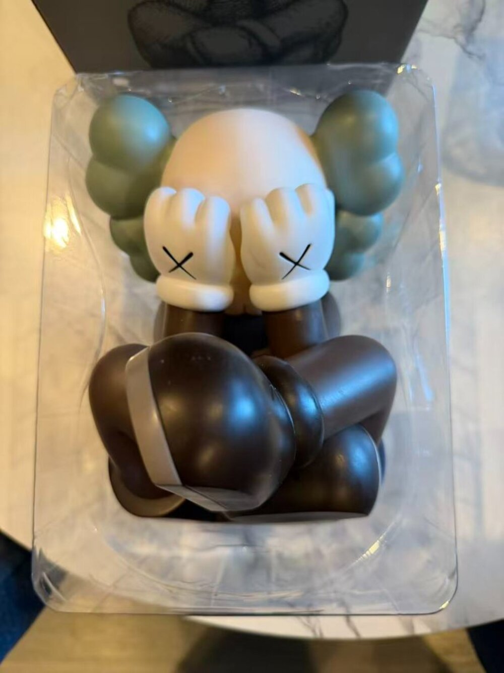 Brown Kaws Seperated Vinyl Figure Collections Designer Toy Doll
